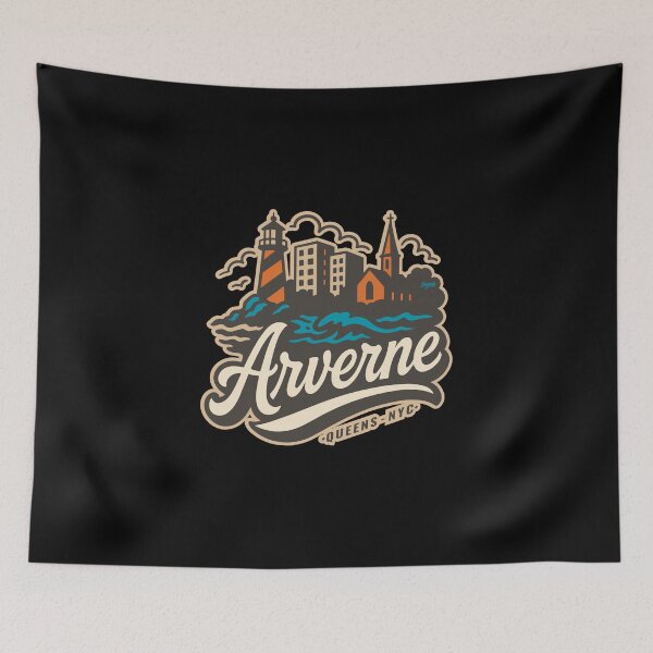 Item preview, Arverne Queens Skyline Street Block designed and sold by Boogosh.
