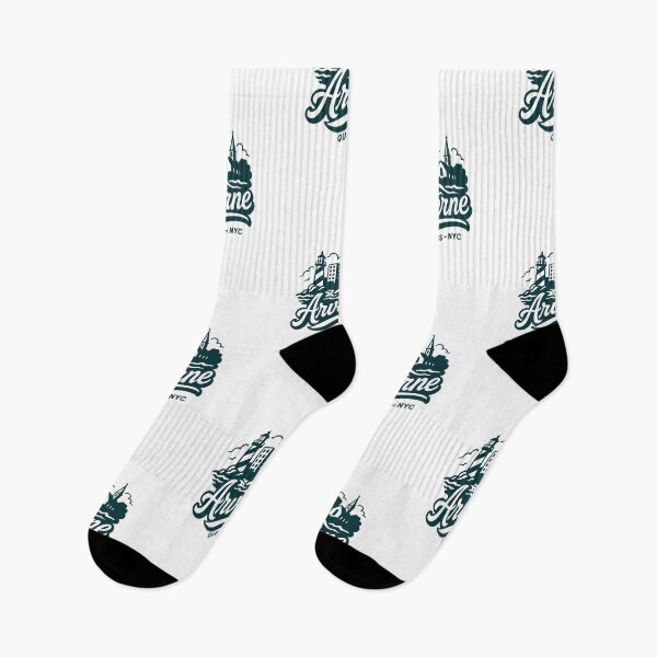 Item preview, Arverne New York Street Block Skyline designed and sold by Boogosh.