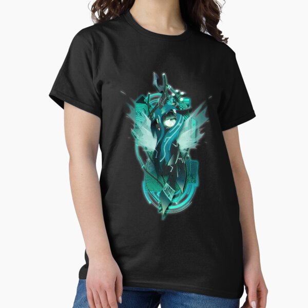 Item preview, Dark Synthwave/Cyberpunk Queen Chrysalis designed and sold by Ilona Iske.