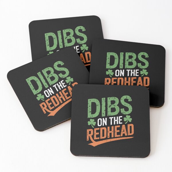 Item preview, Dibs On The Redhead Shamrock St. Patrick's Day designed and sold by CruelShadesSt.