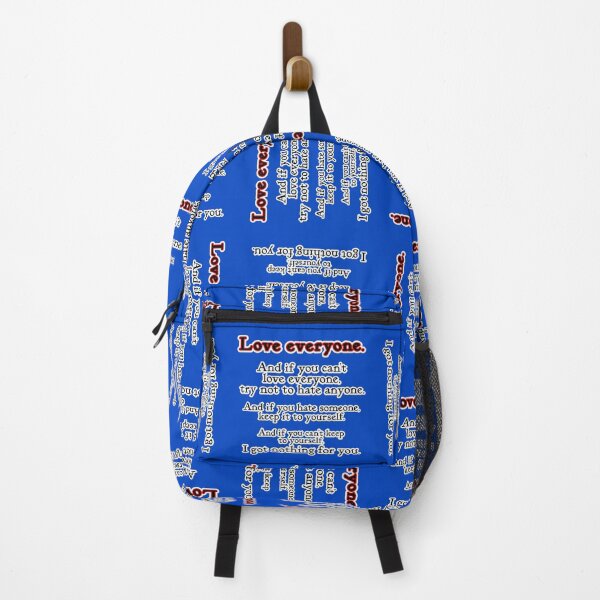 Item preview, Love everyone, if you can, blue background designed and sold by mntimg.