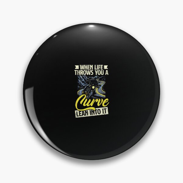 Item preview, Motorcycle Riding When Life Throws You A Curve Lean Into It designed and sold by caiknelinex.