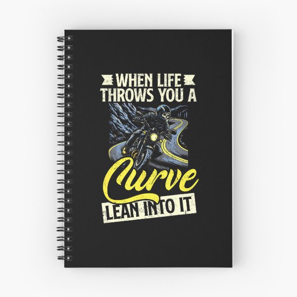 Item preview, Motorcycle Riding When Life Throws You A Curve Lean Into It designed and sold by caiknelinex.