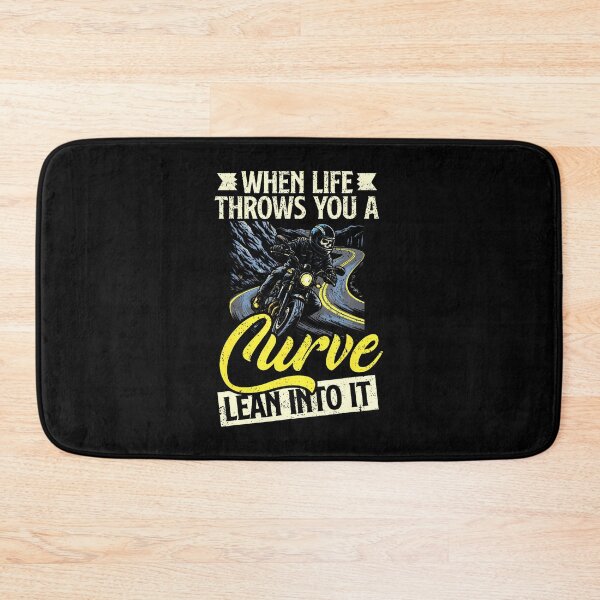 Item preview, Motorcycle Riding When Life Throws You A Curve Lean Into It designed and sold by caiknelinex.