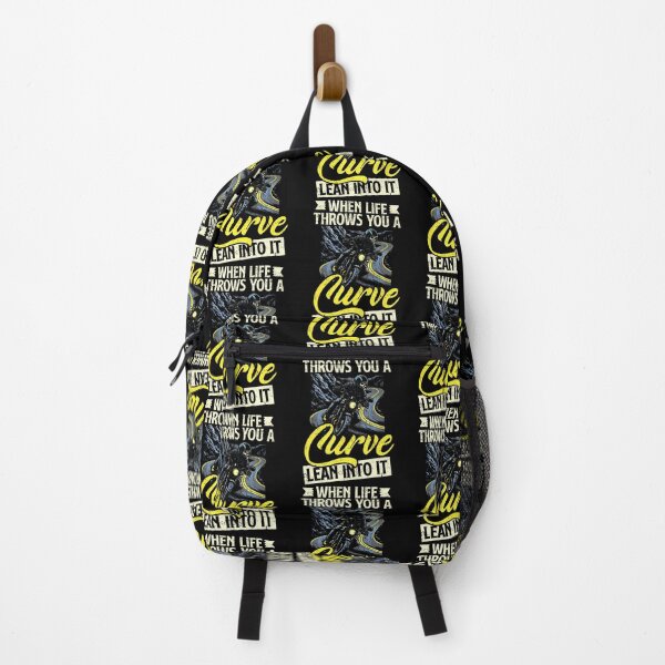 Item preview, Motorcycle Riding When Life Throws You A Curve Lean Into It designed and sold by caiknelinex.