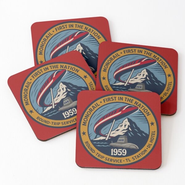 Item preview, Disneyland Monorail | Retro Tomorrowland Transit System Design designed and sold by Union & Thread.