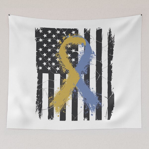 Item preview, Down Syndrome Awareness Us Flag Dad Mom Down Syndrome designed and sold by SIGORDESIGN.
