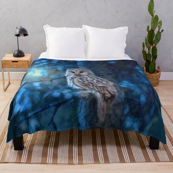 Item preview, Ural Owl In A Snowy Forest designed and sold by Heathermarie321.