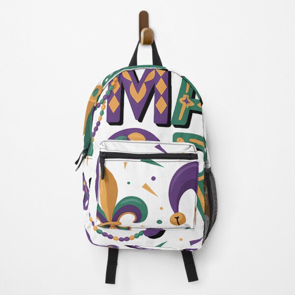 Item preview, Festive New Orleans Mardi Gras Typography & Jester Mask Illustration designed and sold by RoyesButler.