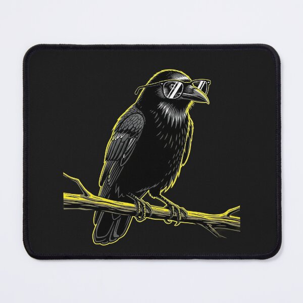 Item preview, Cool Neon Crow with Sunglasses Retro Pop Art designed and sold by KiwiRider.