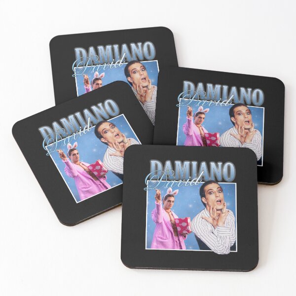 Item preview, Damiano David Glam Aesthetic Edit – Stylish Retro Pop Art Design designed and sold by markelhovardt.