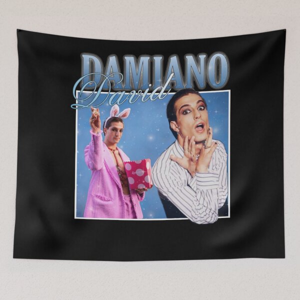 Item preview, Damiano David Glam Aesthetic Edit – Stylish Retro Pop Art Design designed and sold by markelhovardt.