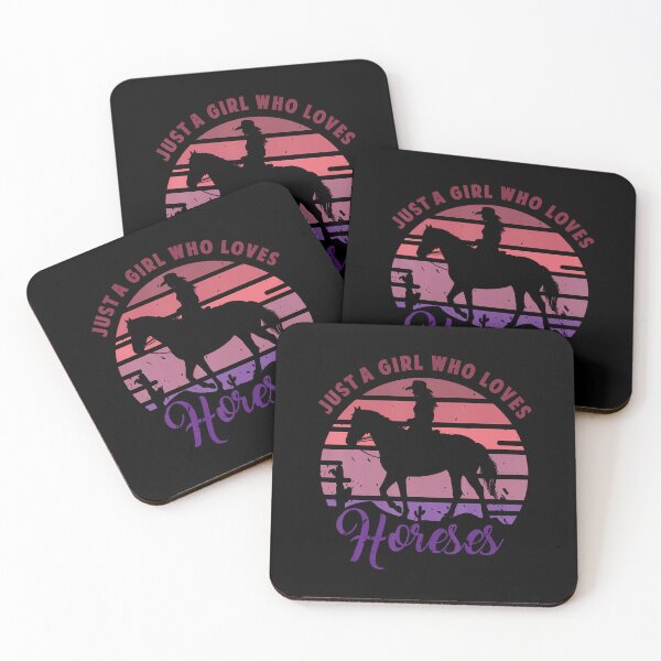 Item preview, Just A Girl Who Loves Horses Girls Horse Horseback Riding designed and sold by JaimeTrudie.