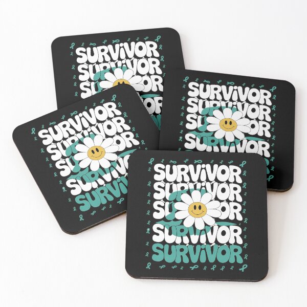 Item preview, Ovarian Cancer Teal Ribbon Ovarian Cancer Survivor designed and sold by SIGORDESIGN.