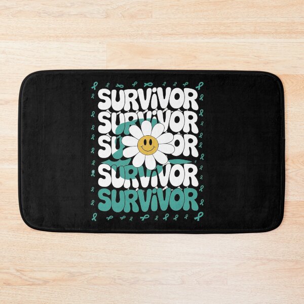 Item preview, Ovarian Cancer Teal Ribbon Ovarian Cancer Survivor designed and sold by SIGORDESIGN.