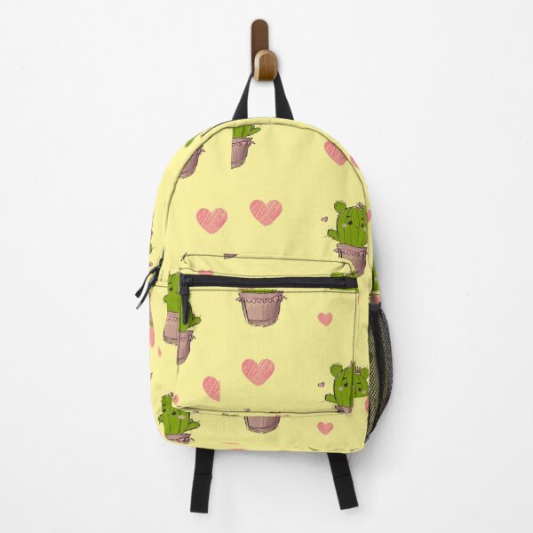 Item preview, cactus in pastel yellow theme pattern-funny cute art print design designed and sold by HoneyBlizz.