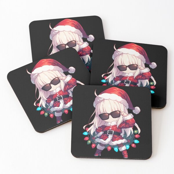 Item preview, Saber Alter Fate Stay Night Christmas Chibi Santa Festive Red Anime Girl designed and sold by CarlosBender.