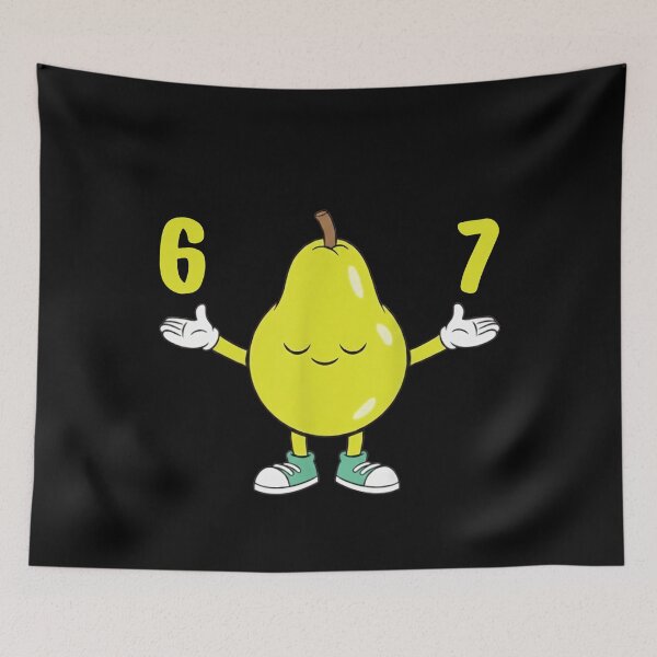 Item preview, Cute Pear Cartoon Number T-Shirt designed and sold by LashondaGreen89.