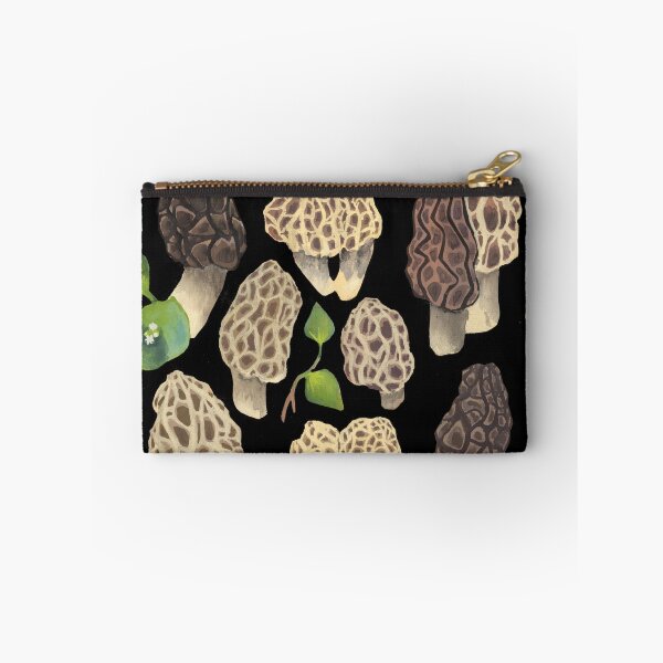 Item preview, Morel Mushrooms and Miner's Lettuce designed and sold by UnderstoryArtStudio.