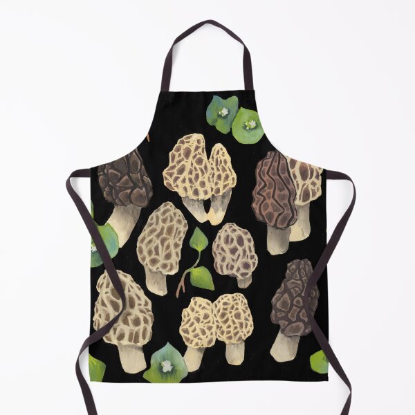 Item preview, Morel Mushrooms and Miner's Lettuce designed and sold by UnderstoryArtStudio.