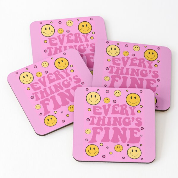Item preview, Everything's fine pinker designed and sold by tornasolhaze.