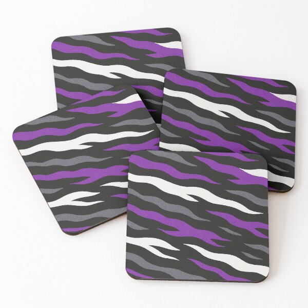 Item preview, Asexual Pride ✨ – PRIDE CAMO – TIGER STRIPE designed and sold by WheelieGdArt.