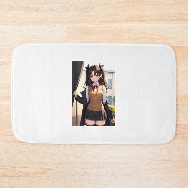 Item preview, Rin Tohsaka Fate Stay Night School Uniform Art designed and sold by iloveanimechibi.