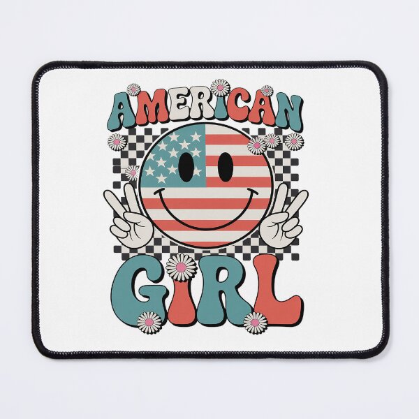 Item preview, American Girl 4th of July Smile Checkered Womens designed and sold by Moxizz.