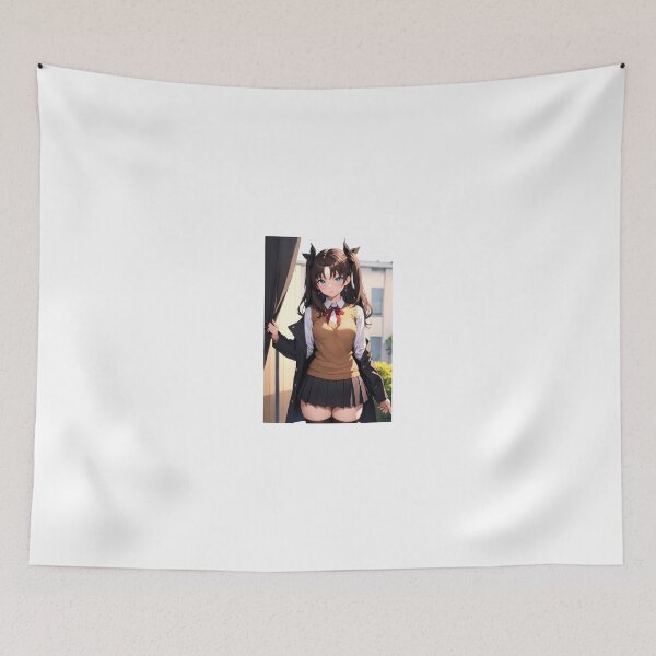 Item preview, Rin Tohsaka Fate Stay Night School Uniform Art designed and sold by iloveanimechibi.
