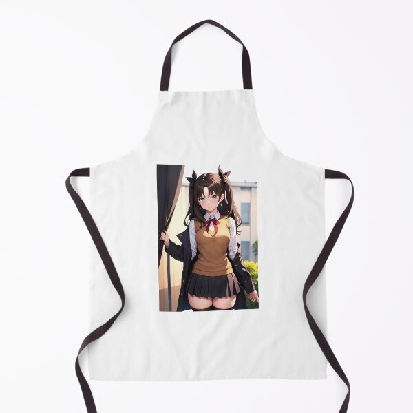 Item preview, Rin Tohsaka Fate Stay Night School Uniform Art designed and sold by iloveanimechibi.