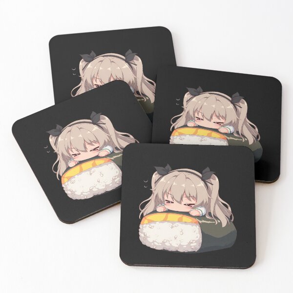 Item preview, Shimada Alice Sushi Sleep Kawaii Chibi Girls Und Panzer Anime designed and sold by CarlosBender.