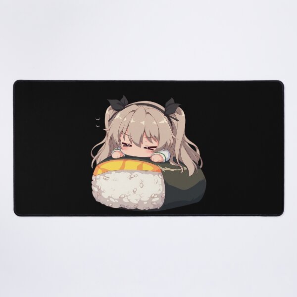 Item preview, Shimada Alice Sushi Sleep Kawaii Chibi Girls Und Panzer Anime designed and sold by CarlosBender.