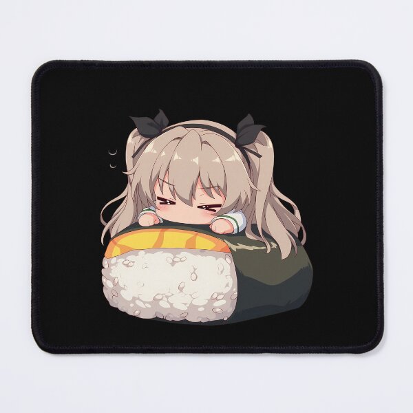 Item preview, Shimada Alice Sushi Sleep Kawaii Chibi Girls Und Panzer Anime designed and sold by CarlosBender.