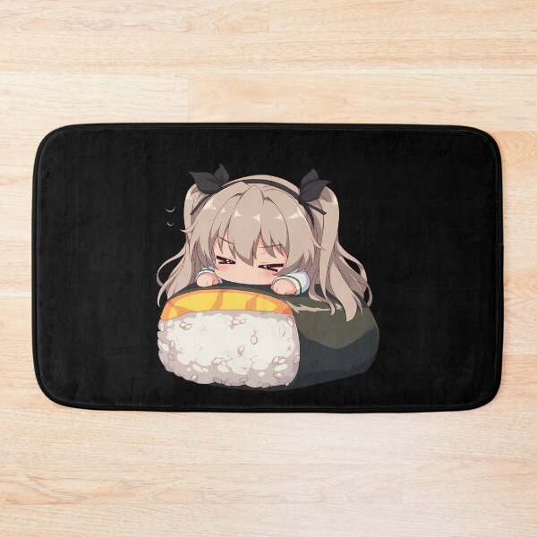 Item preview, Shimada Alice Sushi Sleep Kawaii Chibi Girls Und Panzer Anime designed and sold by CarlosBender.