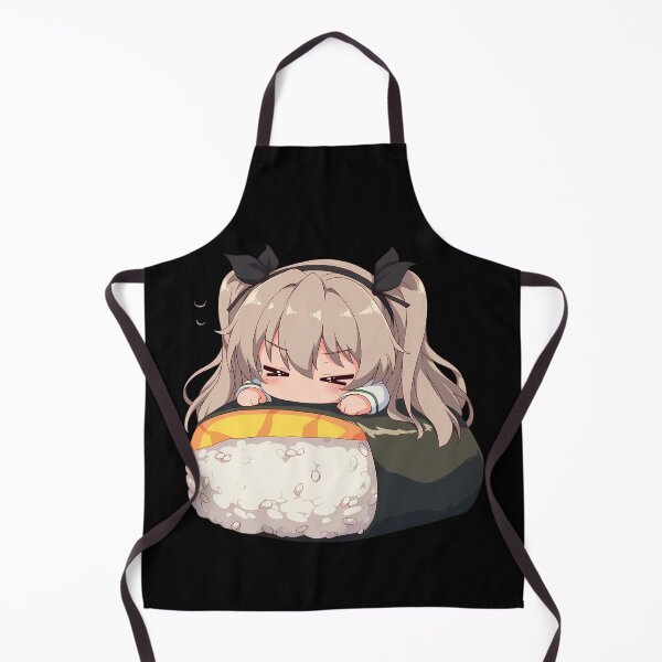 Item preview, Shimada Alice Sushi Sleep Kawaii Chibi Girls Und Panzer Anime designed and sold by CarlosBender.