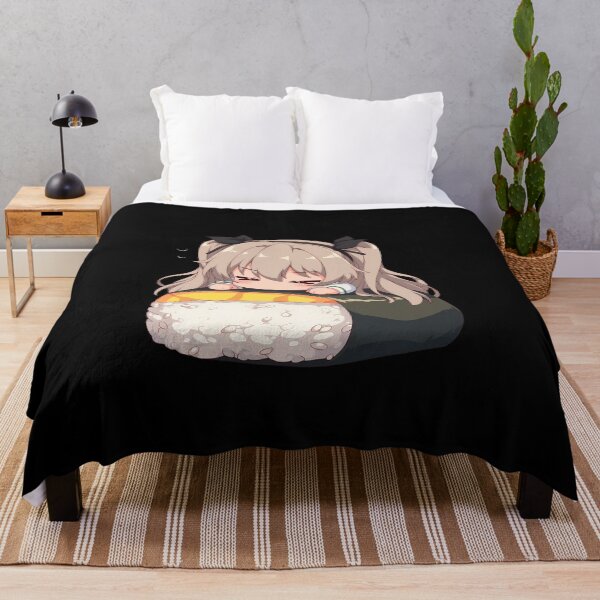 Item preview, Shimada Alice Sushi Sleep Kawaii Chibi Girls Und Panzer Anime designed and sold by CarlosBender.