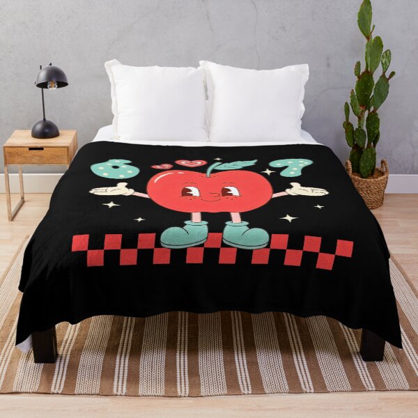 Artikelvorschau, Retro Kawaii Apple Charakter T-Shirt entworfen und verkauft von LashondaGreen89.