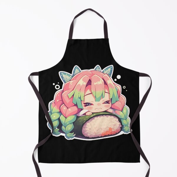 Item preview, Mitsuri Kanroji Sushi Cuddle Kawaii Chibi Demon Slayer Anime designed and sold by CarlosBender.