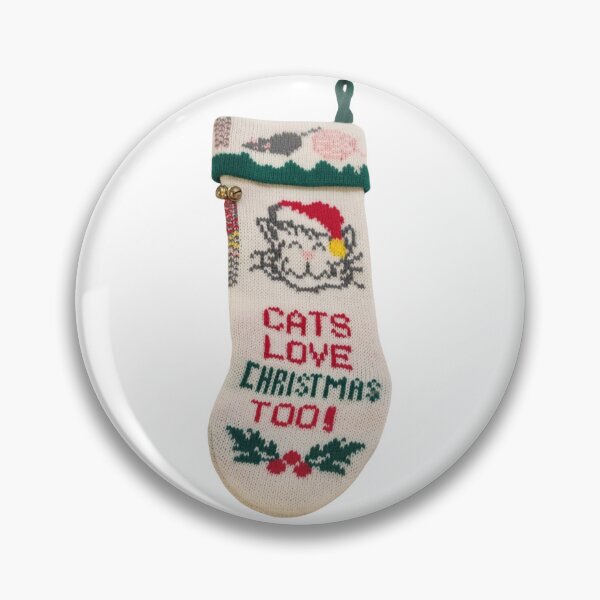 Item preview, Cat Christmas Stocking designed and sold by bubblegumhearts.