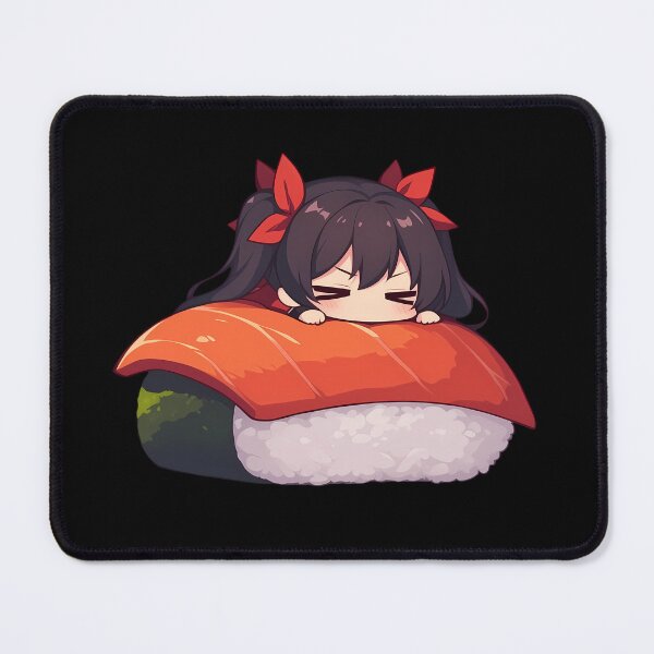 Item preview, Akeno Himejima Sushi Rest Kawaii Chibi High School Dxd Anime designed and sold by CarlosBender.