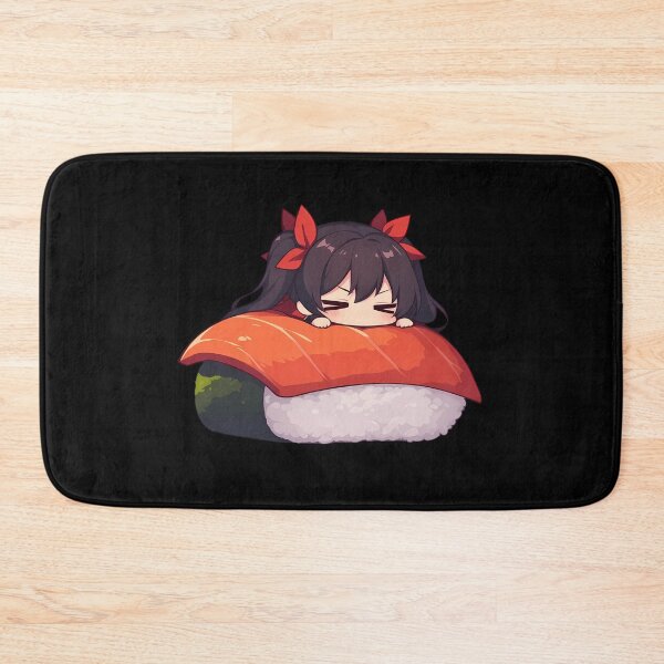 Item preview, Akeno Himejima Sushi Rest Kawaii Chibi High School Dxd Anime designed and sold by CarlosBender.