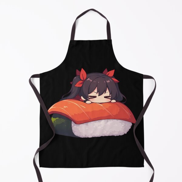 Item preview, Akeno Himejima Sushi Rest Kawaii Chibi High School Dxd Anime designed and sold by CarlosBender.