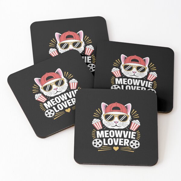 Item preview, Meowvie Lover Cat Movie Night Popcorn Cinema designed and sold by ShelFisher.