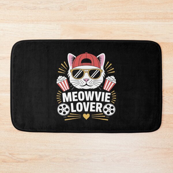 Item preview, Meowvie Lover Cat Movie Night Popcorn Cinema designed and sold by ShelFisher.