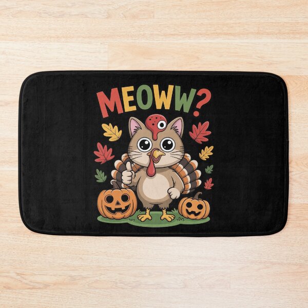 Item preview, Meoww Thanksgiving Turkey Cat designed and sold by ShelFisher.