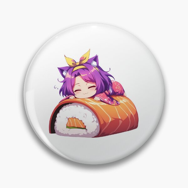 Item preview, Izuna Hatsuse Sushi Chill Kawaii Chibi No Game No Life Anime designed and sold by CarlosBender.