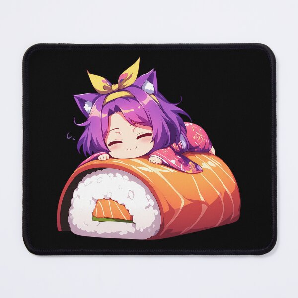 Item preview, Izuna Hatsuse Sushi Chill Kawaii Chibi No Game No Life Anime designed and sold by CarlosBender.