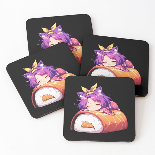 Item preview, Izuna Hatsuse Sushi Chill Kawaii Chibi No Game No Life Anime designed and sold by CarlosBender.