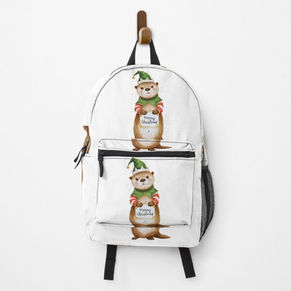Item preview, Cute Otter Elf Outfit – Christmas Animal Illustration designed and sold by Otterly Cute.