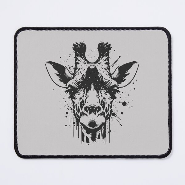 Item preview, Giraffe Gaze – Splatter & Drip Safari Graphic designed and sold by MvuuStudio.